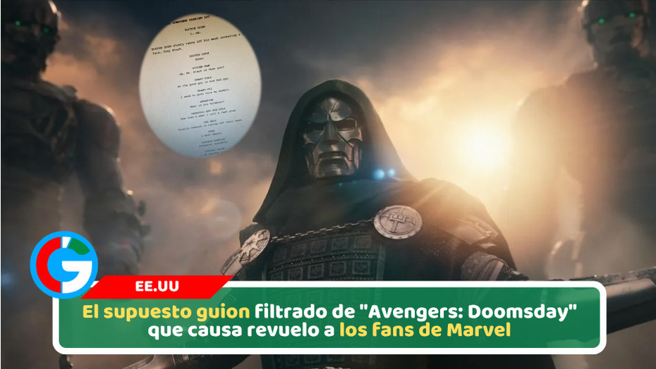 El supuesto guion filtrado de "Avengers: Doomsday" que causa revuelo a los fans de Marvel