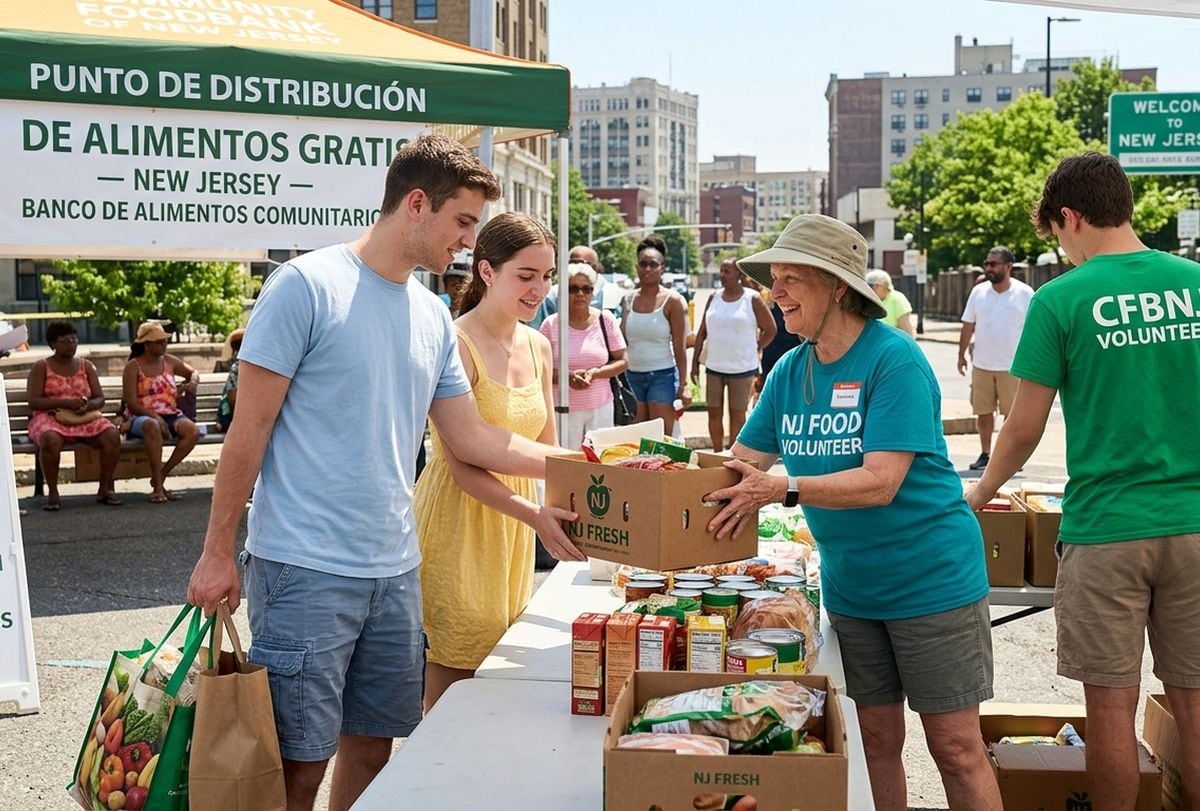 Atención, repartirán alimentos gratis en Nueva Jersey del 21 al 23 de agosto: puntos de distribución y horarios