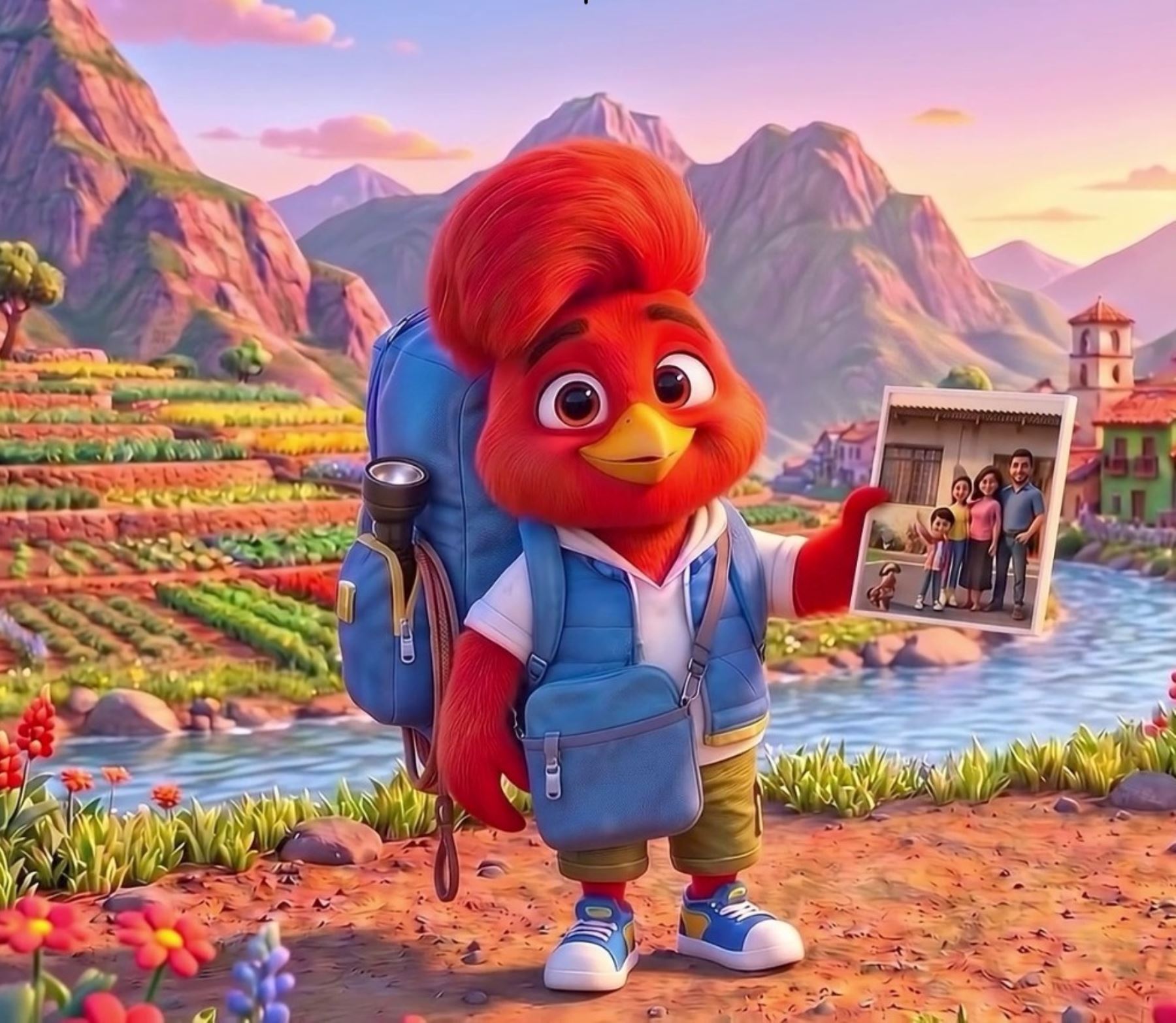Conoce a “Roquito Roquín”, el gallito de las rocas que se verá por TVPerú y Canal IPe
