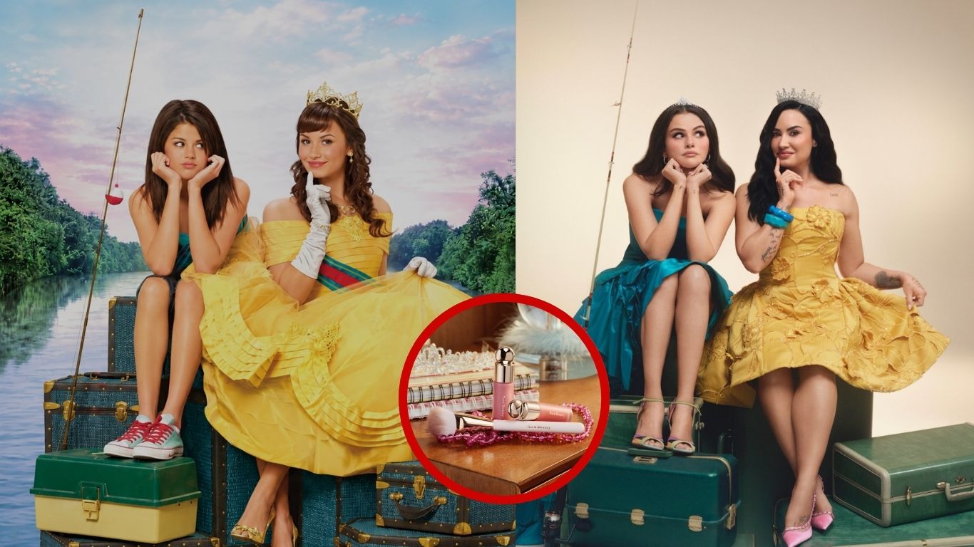Selena Gomez y Demi Lovato reviven la nostalgia de Disney con campaña de Rare Beauty