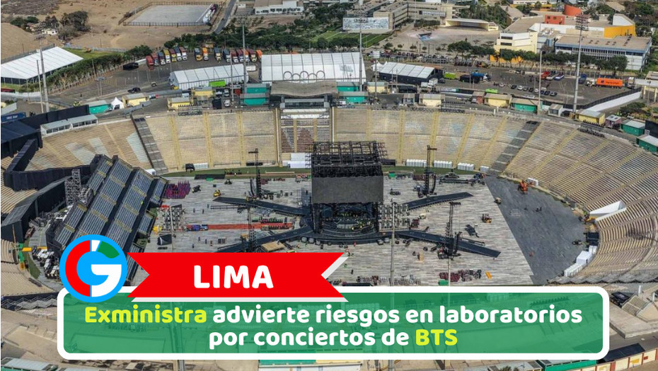 Lima: Exministra advierte riesgos en laboratorios por conciertos de BTS