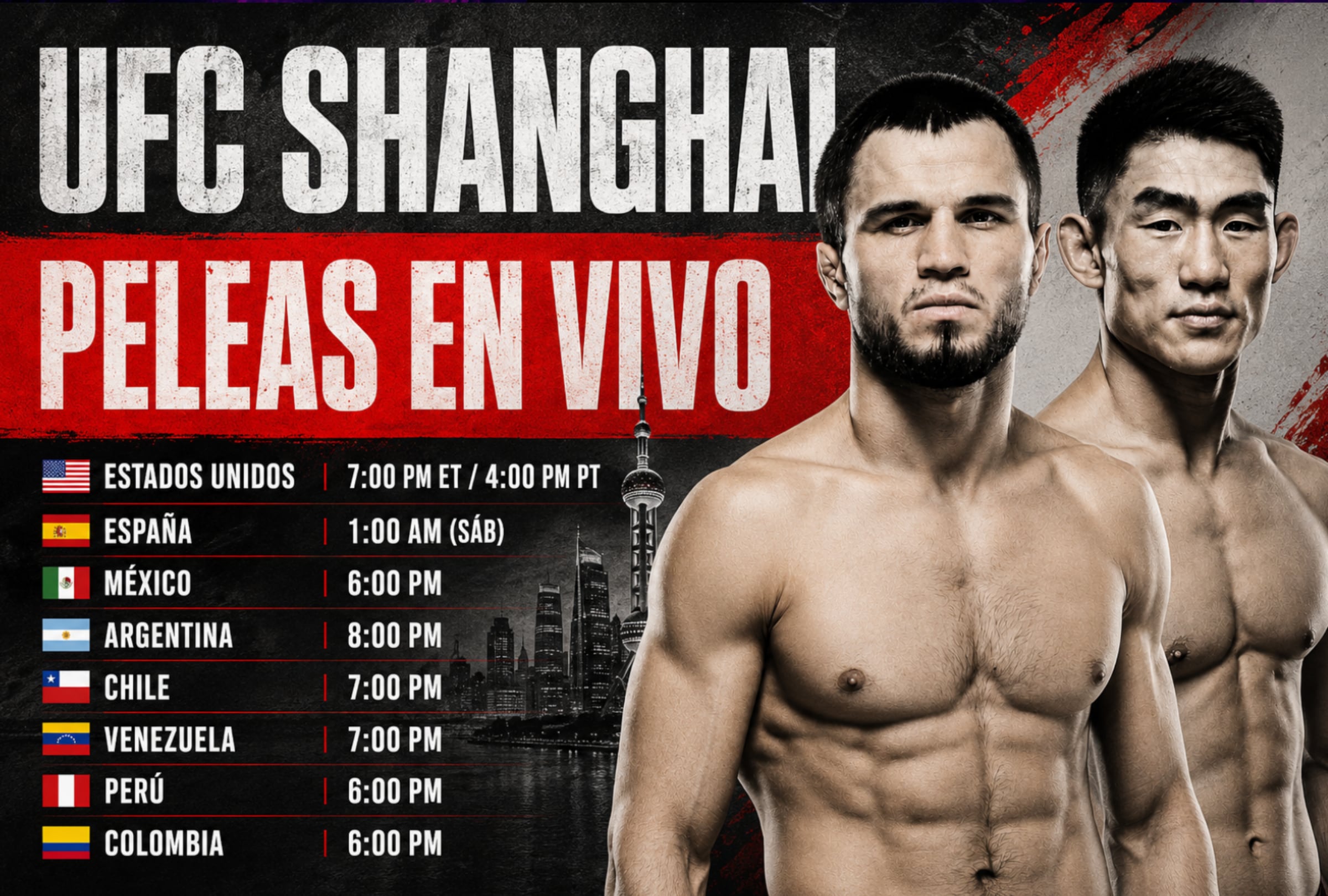 UFC EN VIVO — dónde ver pelea UFC Shanghai: Nurmagomedov vs. Song por TV Online en México y Estados Unidos