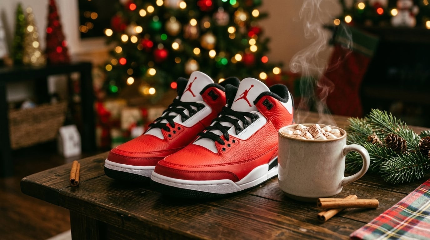 Air Jordan 3 “Santa”: Así son las zapatillas navideñas con guiño a 1985