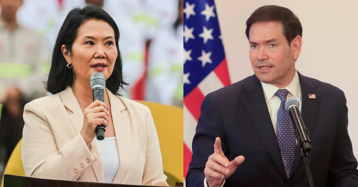 Keiko Fujimori y Marco Rubio se reunirán este 10 de septiembre tras la llegada del secretario de Estado de EE. UU.