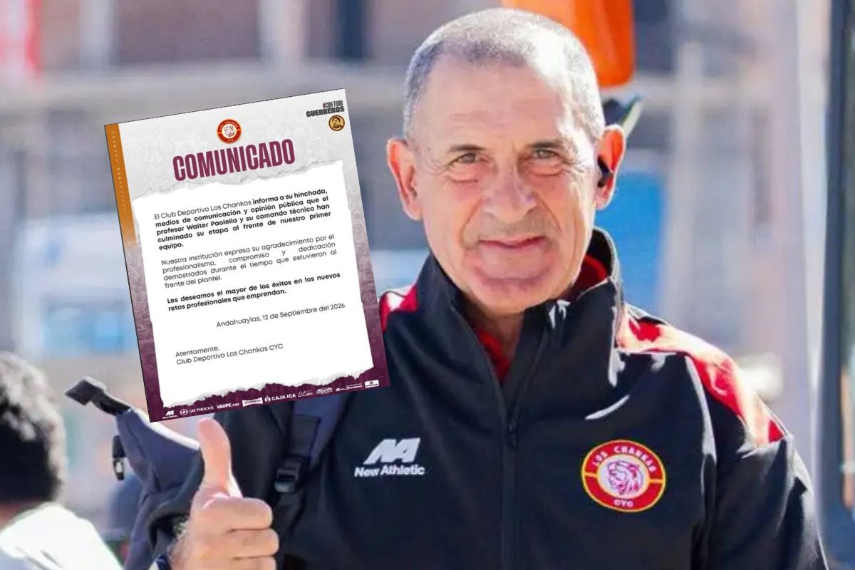 Los Chankas anuncian salida del entrenador Walter Paolella tras nueva derrota [VIDEO]
