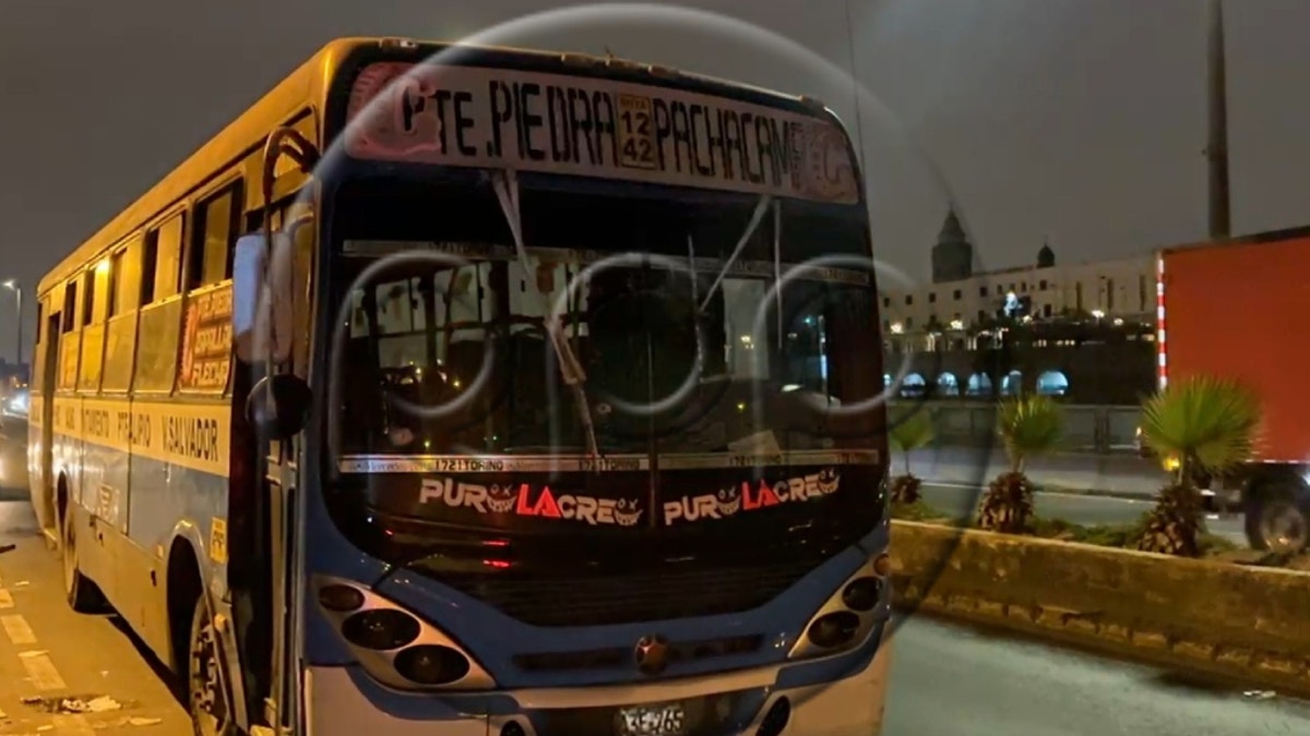 Rímac: bus con pasajeros a bordo sufrió ataque armado en la Vía de Evitamiento