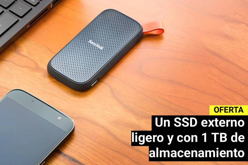 Con el precio de los SSD por las nubes, este SanDisk externo con 1 TB va a contracorriente con su descuento