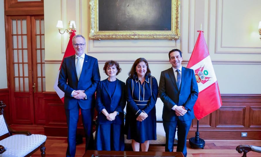 Miguel Torres aborda con representante de la ONU seguridad ciudadana y prevención ante El Niño