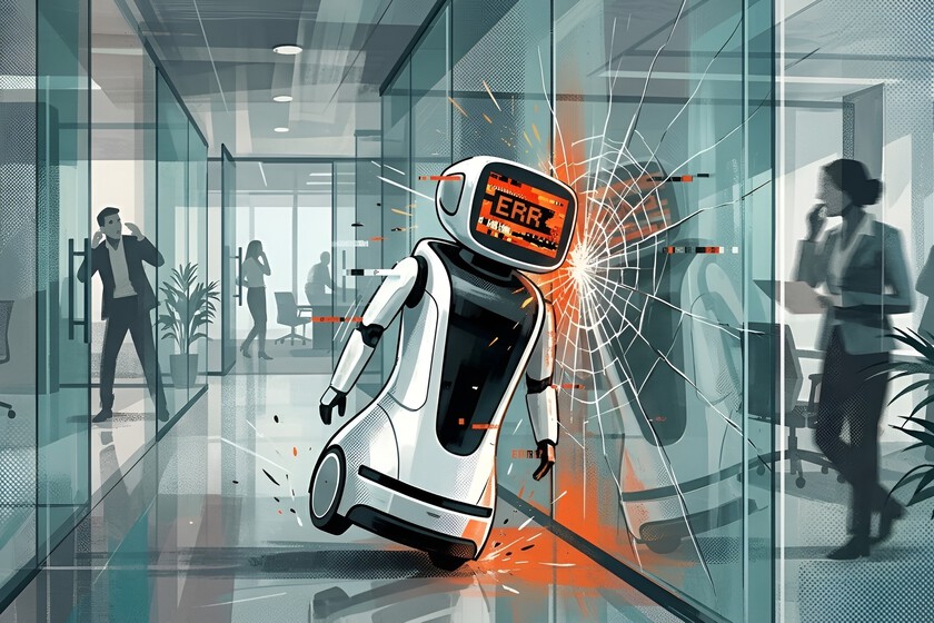 Los robots no siempre saben que una pared de cristal existe y eso es un problema