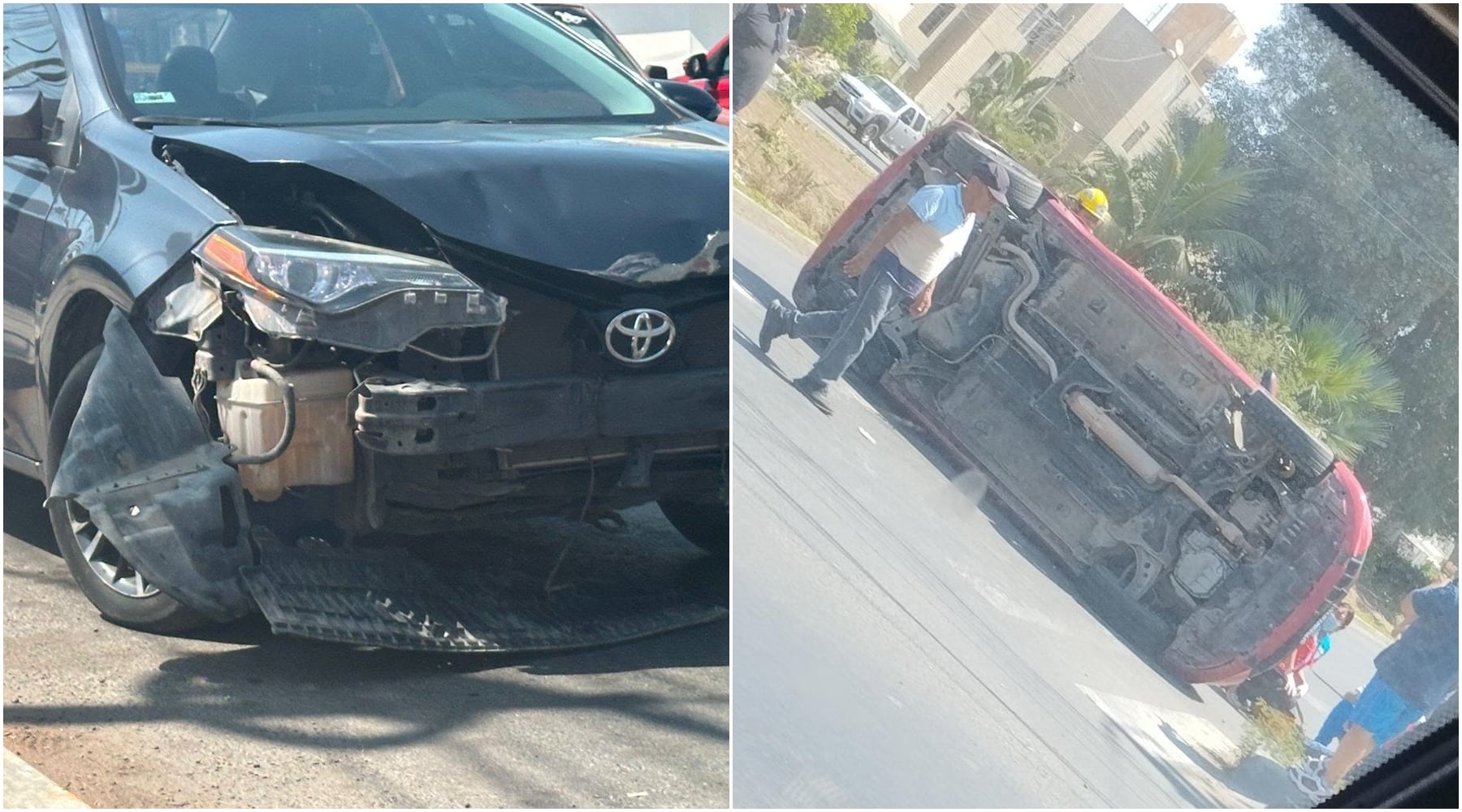 Ica: vehículo en el que viajaba alcalde de Los Molinos se ve involucrado en fuerte accidente