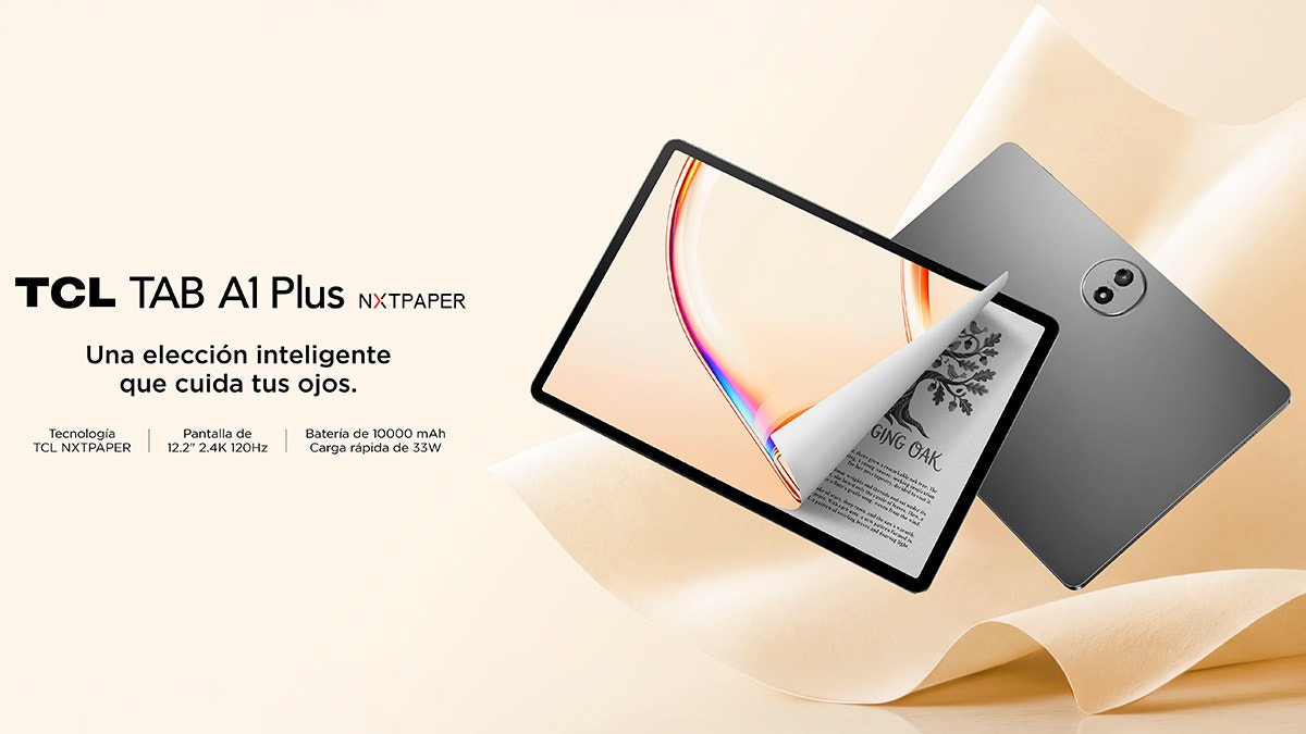 TCL presenta en Perú la TAB A1 Plus NXTPAPER, su nueva tablet de 12,2 pulgadas enfocada en productividad y cuidado visual