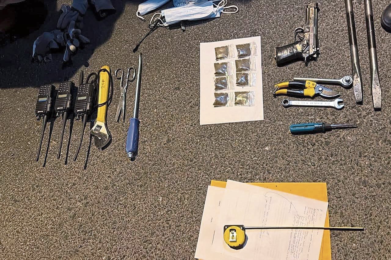 Arequipa: Los 6 detenidos en puente Chilina tenían arma, herramientas y radios