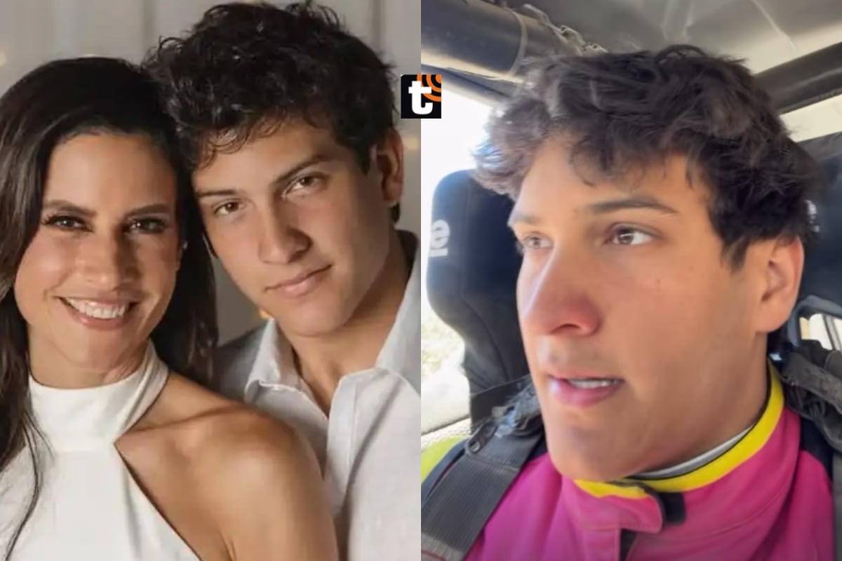 ¡Impactantes imágenes! Hijo de María Pía rompe su silencio tras grave accidente en Caminos del Inca y muestra su auto destrozado