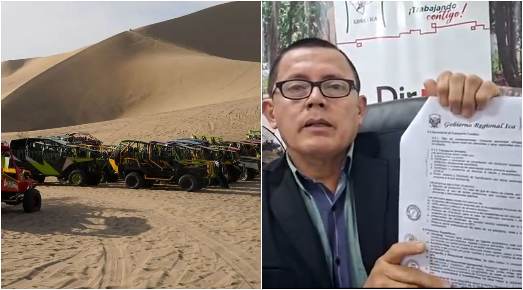 Ica: ordenanza fija requisitos para los tubulares y apunta a reducir la informalidad en Huacachina