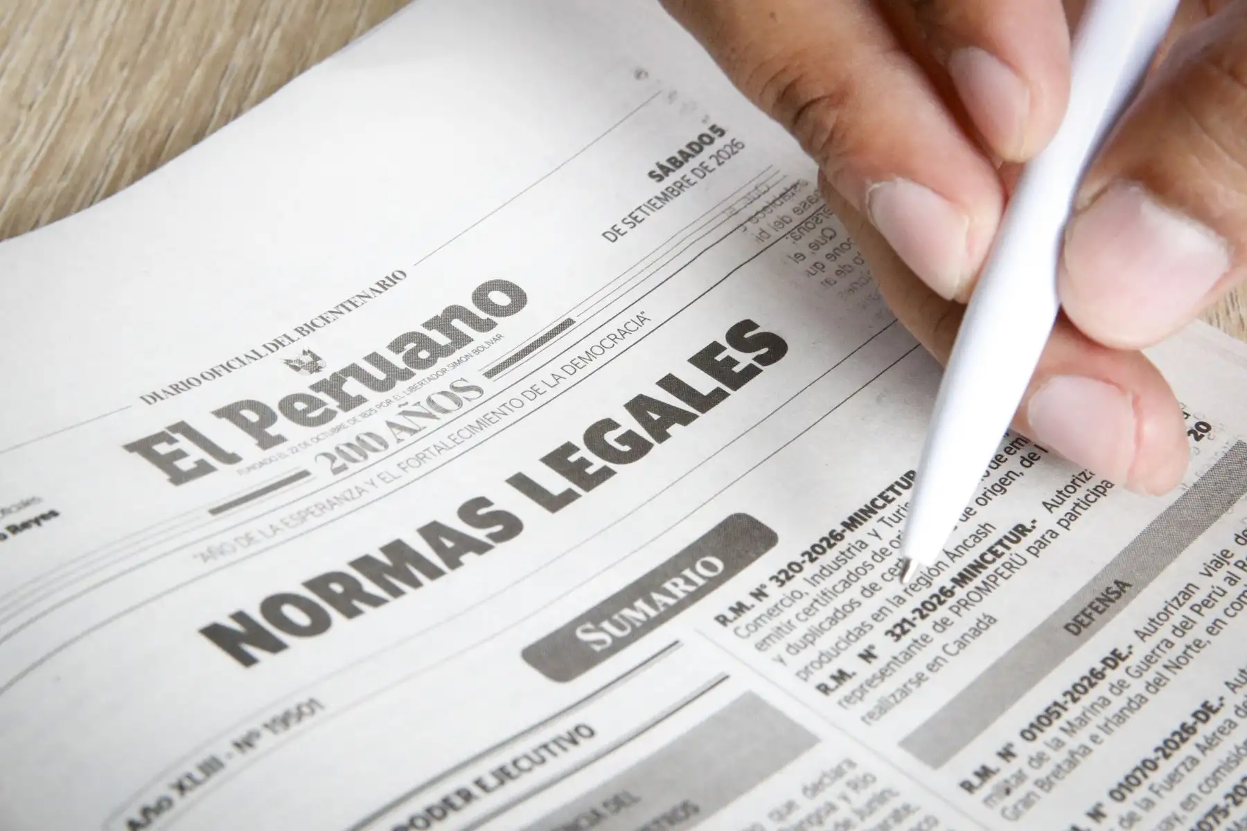 Estas son las normas legales más importantes del jueves 10 de setiembre del 2026