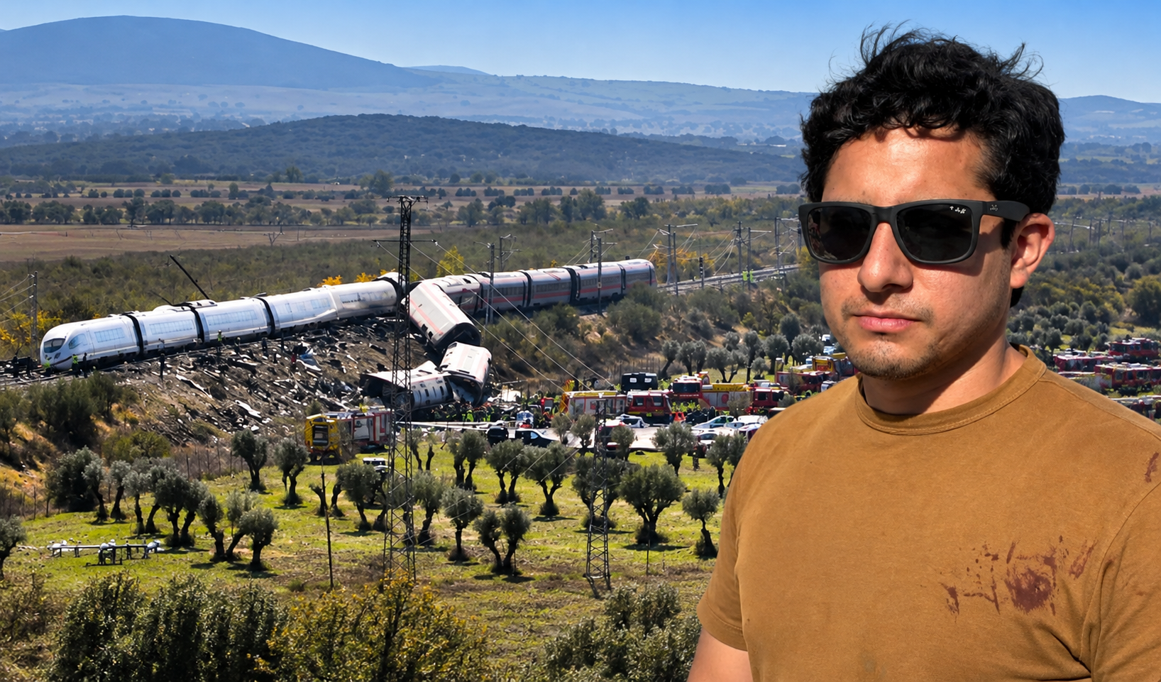 Peruano sobrevive a choque de trenes en España que dejó 69 muertos y revela cómo logró salvar su vida