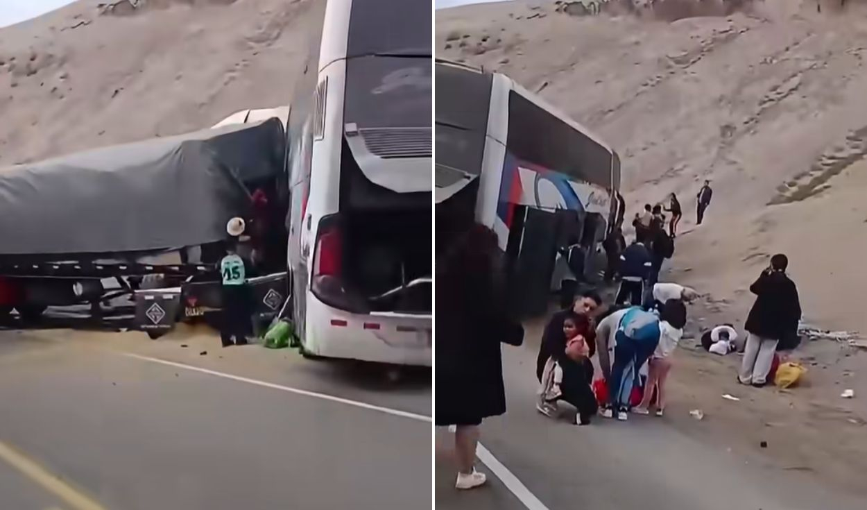 Tragedia en Arequipa: triple choque en la Panamericana Sur deja 4 fallecidos y 10 heridos