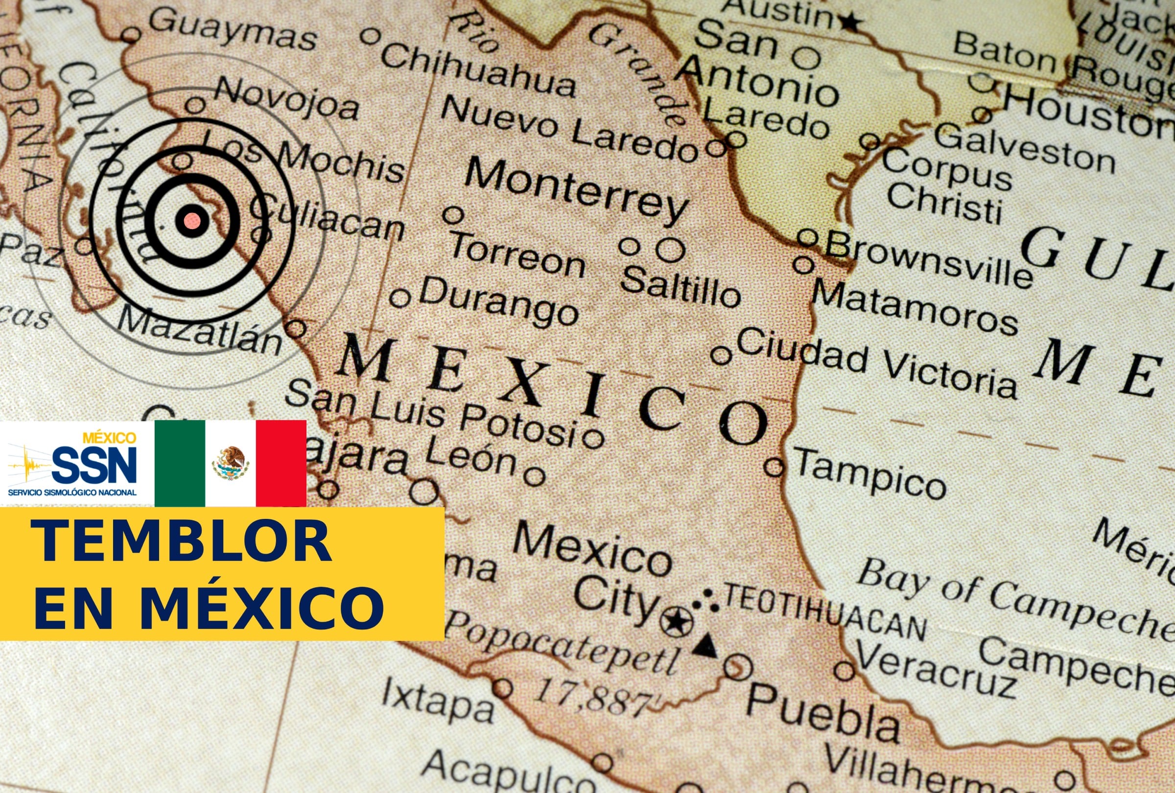Temblor en México EN VIVO hoy, 9 de octubre 2026: hora del último sismo, magnitud y epicentro según el SSN