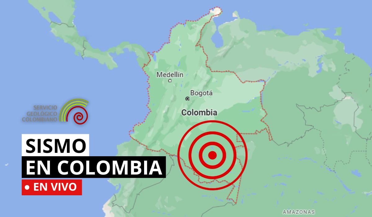 Temblor en Colombia hoy, sábado 15 de agosto: magnitud y epicentro del último sismo