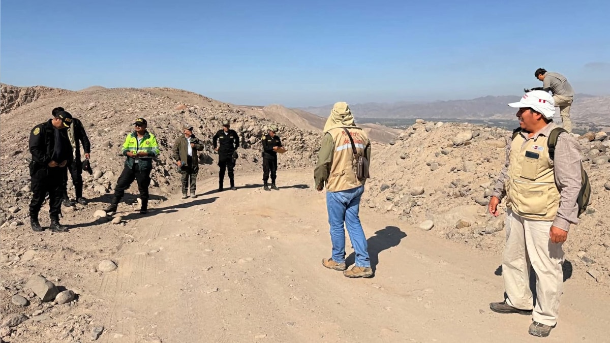 Ica: Ministerio de Cultura señaló que minería ilegal ocasionó daños en las Líneas de Nasca en Mollaque