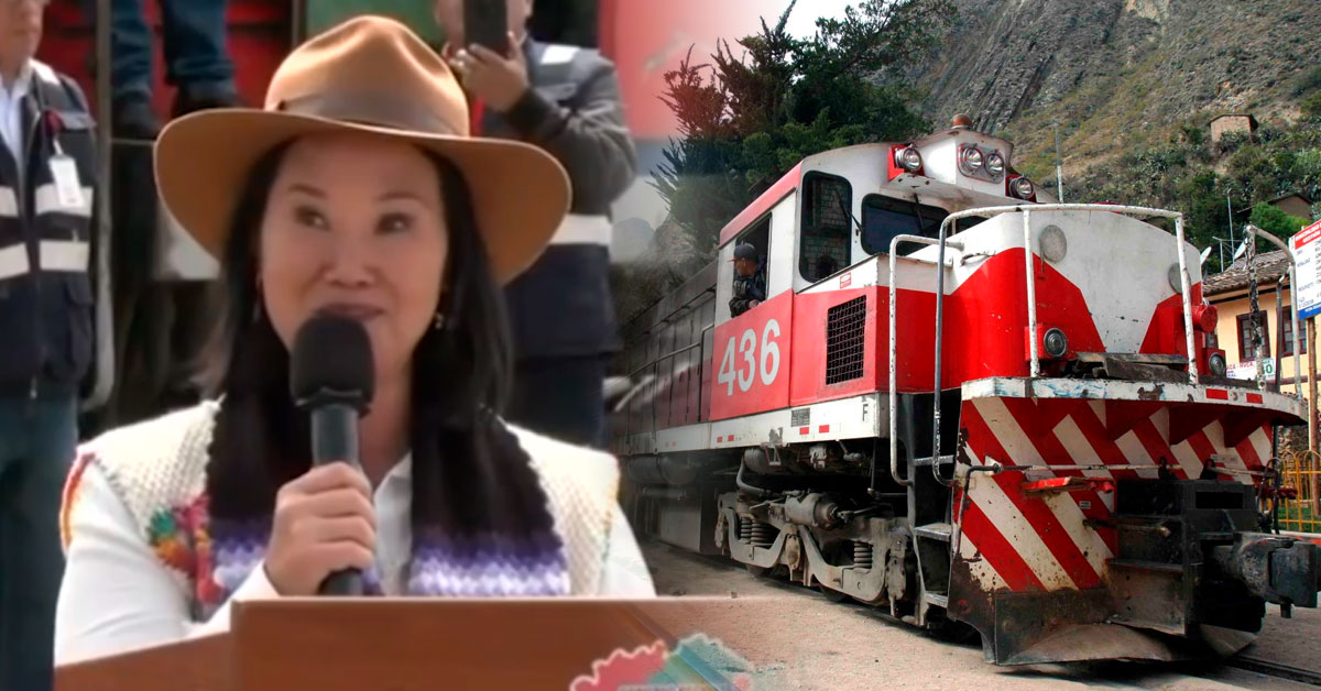 Keiko Fujimori anuncia continuidad del Tren Macho Huancayo-Huancavelica: "Tenemos que habilitar más de 120 km"