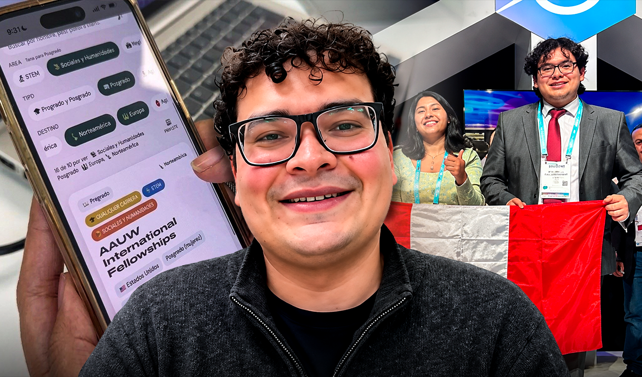 Genio peruano de 22 años crea un “Tinder de becas” para jóvenes que busquen estudiar en el extranjero: “La nueva generación ya no migajea amor, migajea becas”