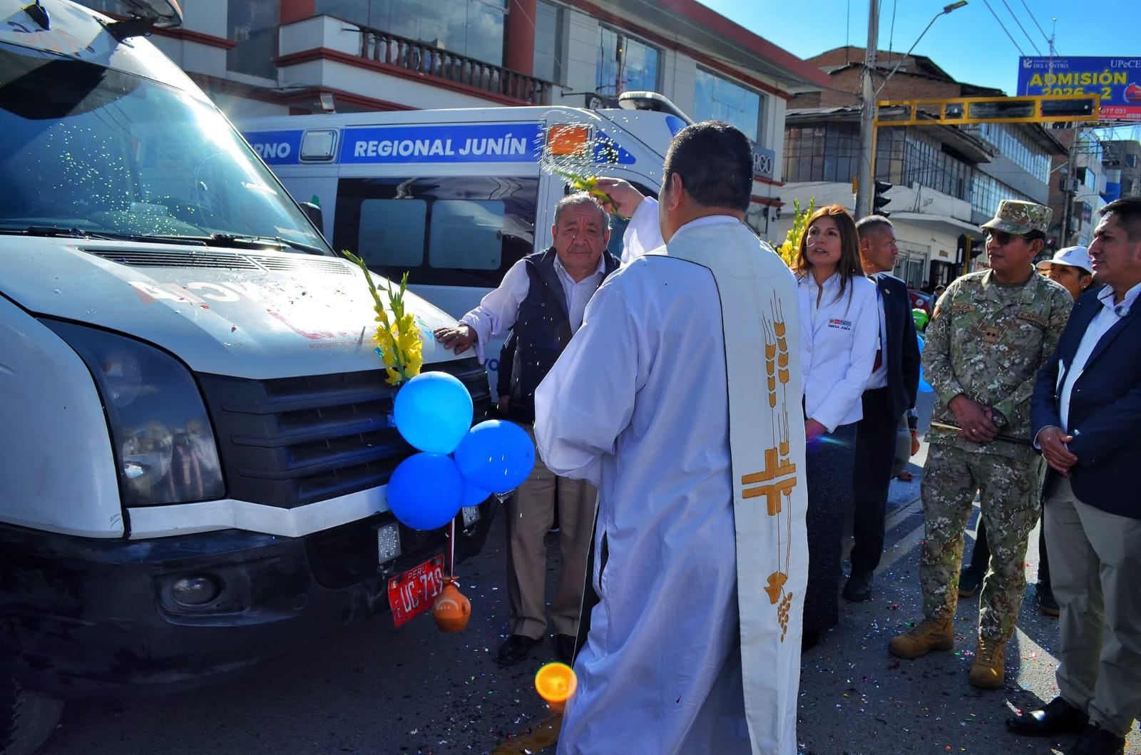 Ambulancia entregada al SAMU Junín está fuera de servicio y requiere mantenimiento