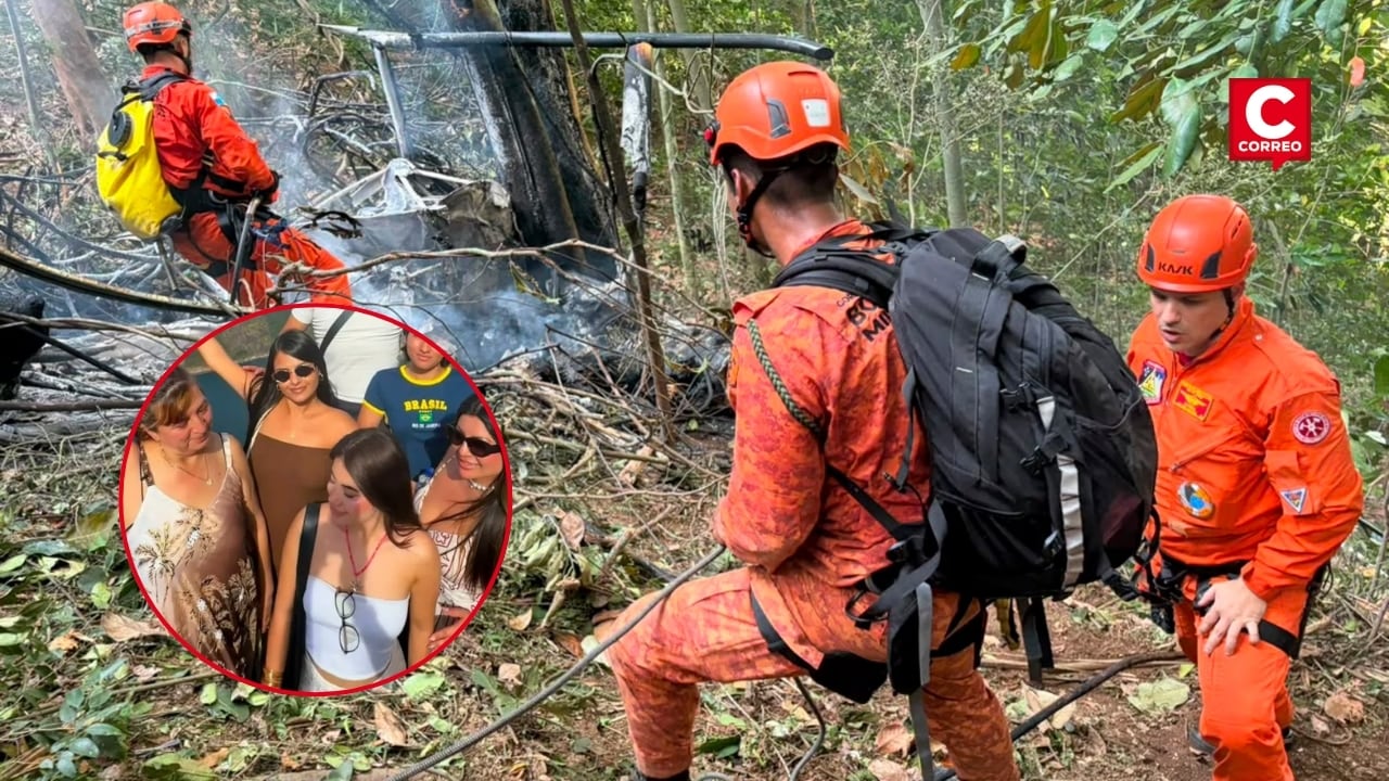 Brasil: tres integrantes de una familia colombiana mueren en accidente de helicóptero en la Floresta de Tijuca