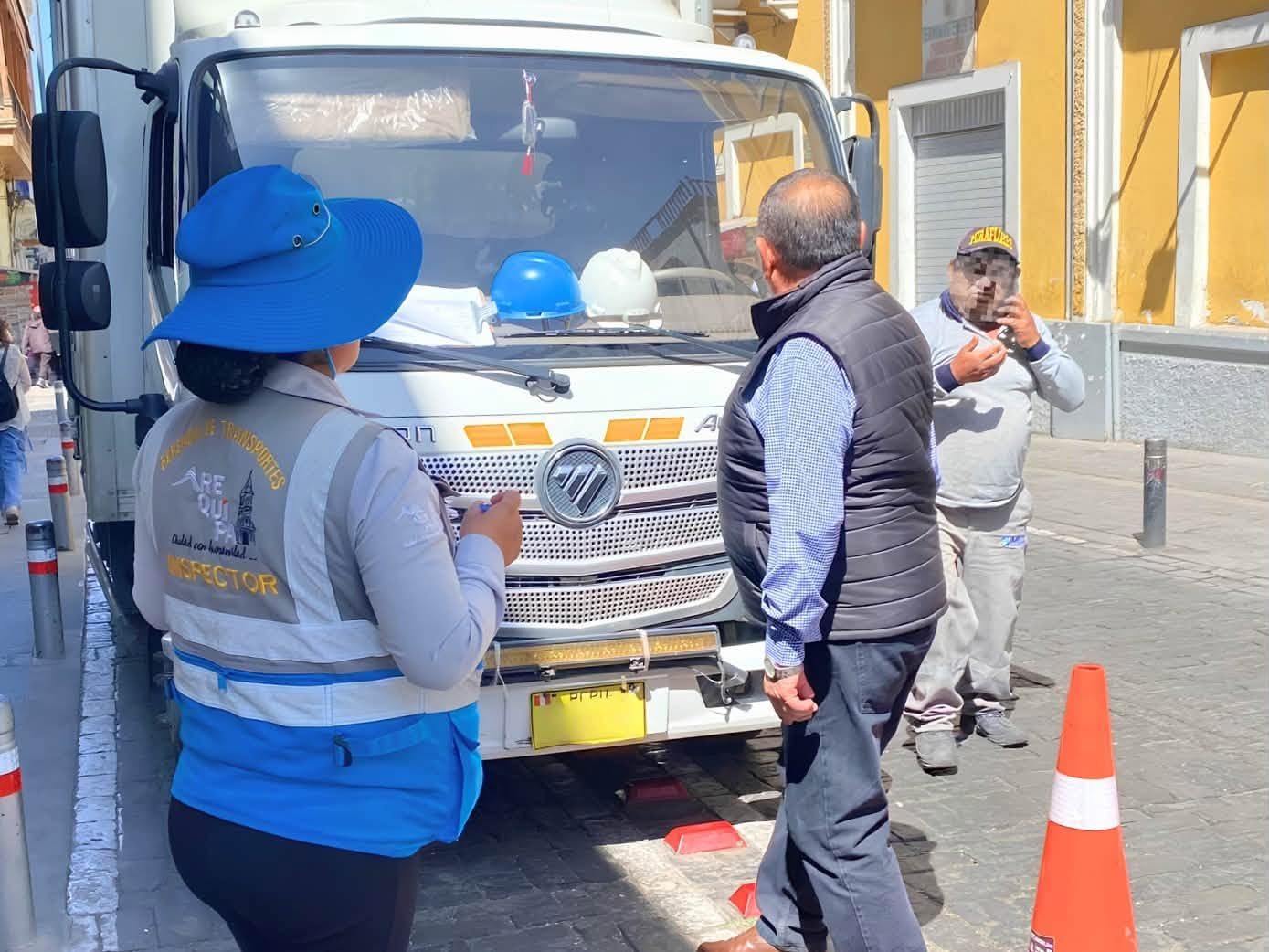 Cercado de Arequipa: Nueve vehículos de carga son internados en el depósito