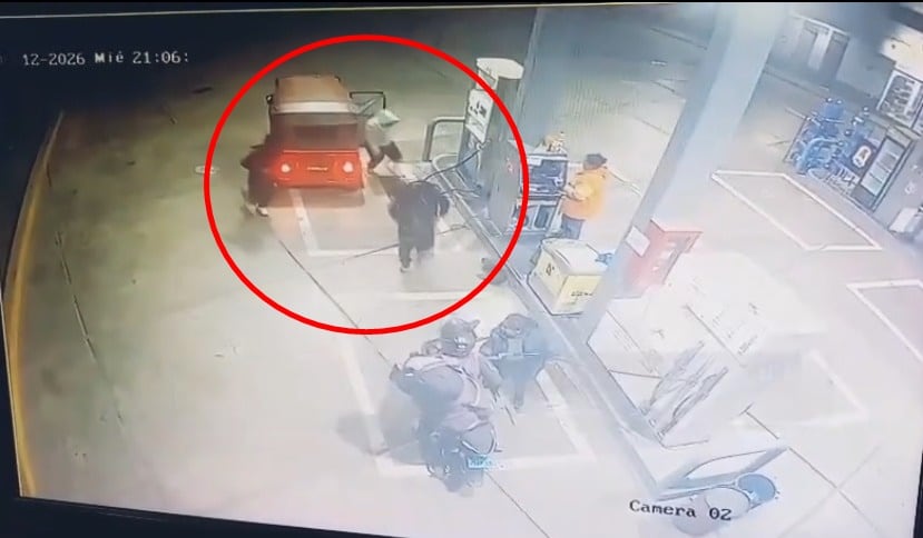 Ica: delincuentes con arma de fuego roban a trabajadores y clientes en el grifo La Florida