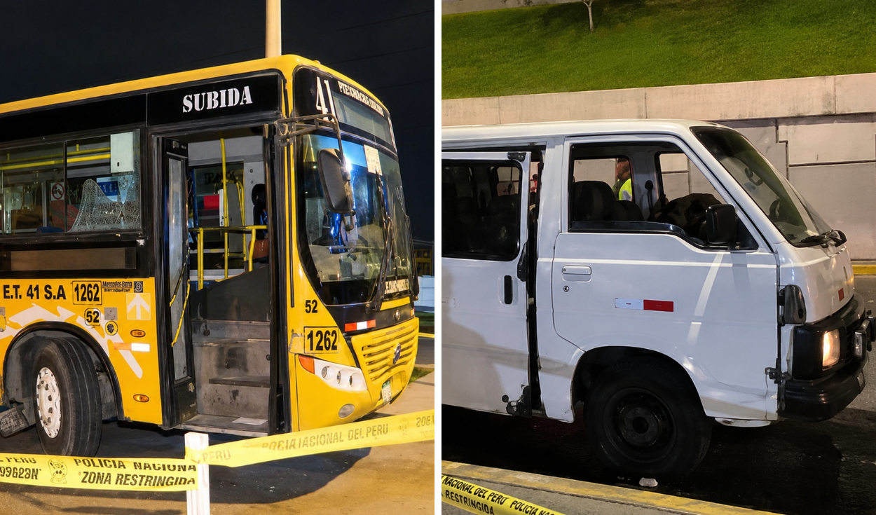 Tres nuevos atentados contra choferes de transporte público en Lima y Callao pese a Plan Escudo