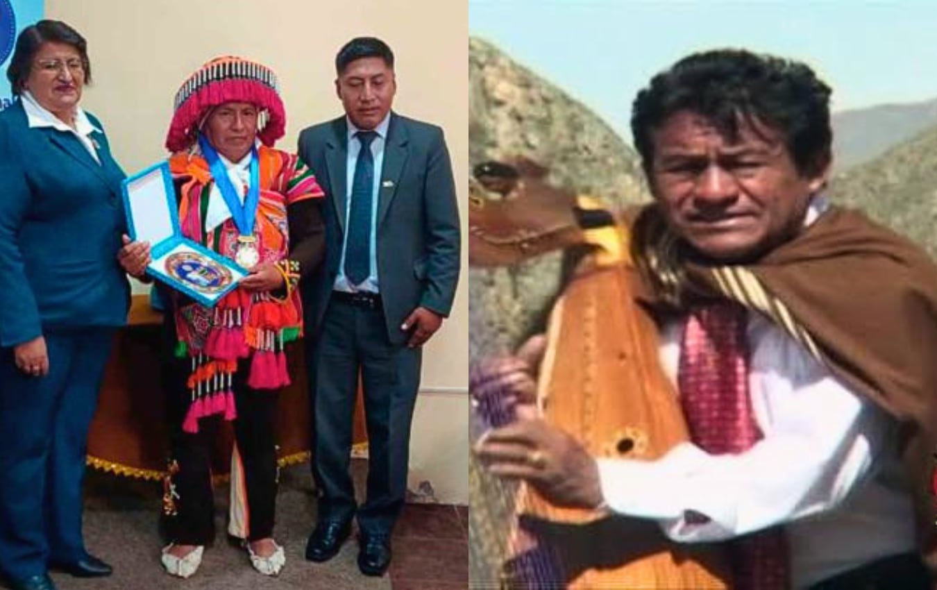 Personalidad Meritoria de la Cultura: Distinguen a maestro textil de Palca y a músico del huayno con arpa