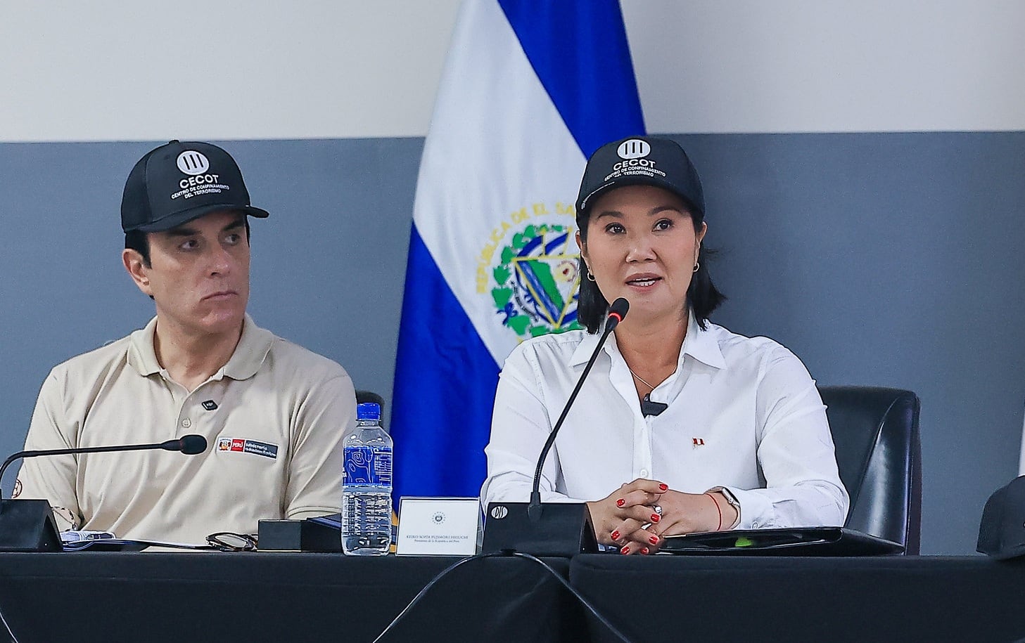 Keiko Fujimori se reúne con Nayib Bukele en el marco de su visita oficial a El Salvador