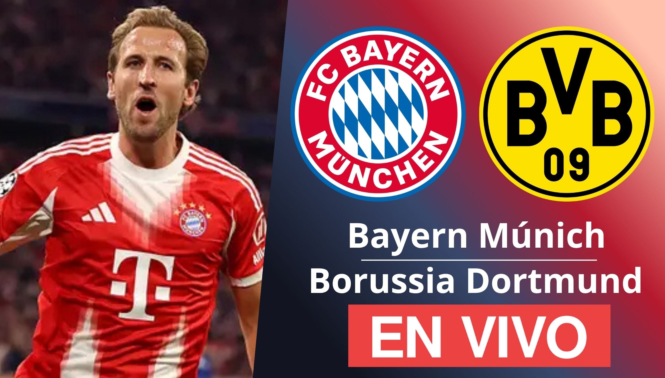 ⚪ Dónde VER señal partido Bayern Múnich — Borussia Dortmund EN VIVO ONLINE AHORA final de la Supercopa de Alemania 2026