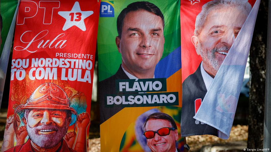 Lula y Flávio Bolsonaro en empate técnico, según sondeos