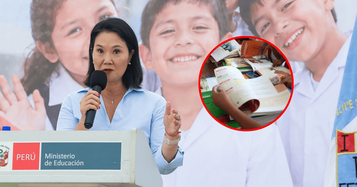 Keiko Fujimori anuncia revisión de textos escolares: "Para retirar los sesgos ideológicos que han habido"