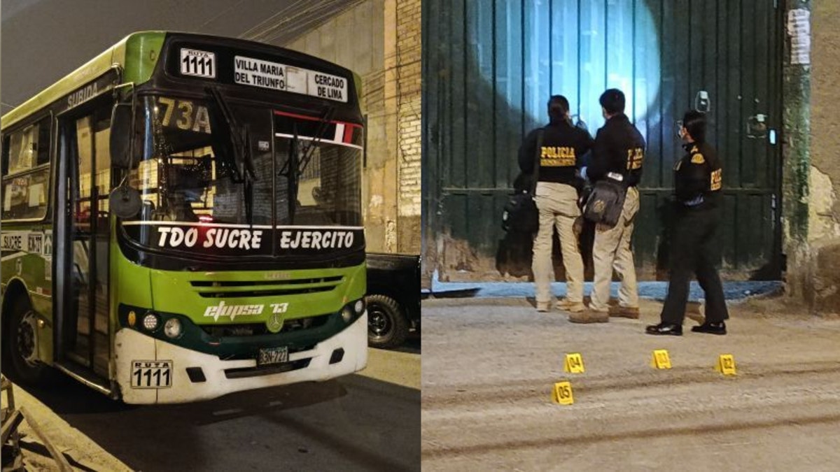 Delincuentes balacearon el patio de maniobras de la empresa Etupsa 73 en Villa María del Triunfo