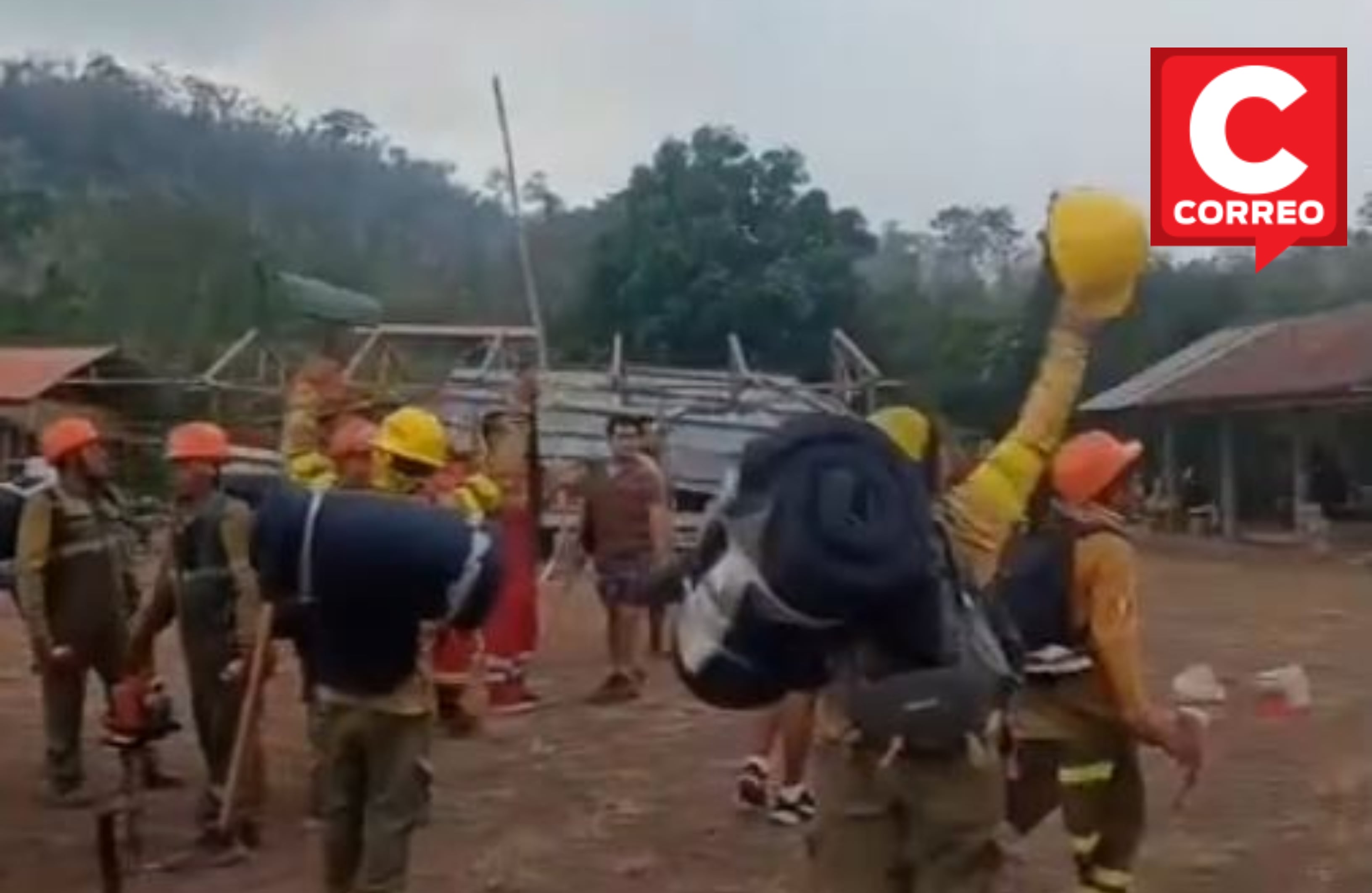 Satipo: Tras 19 días de ardua labor celebran llegada de la lluvia y el cese de incendio forestal