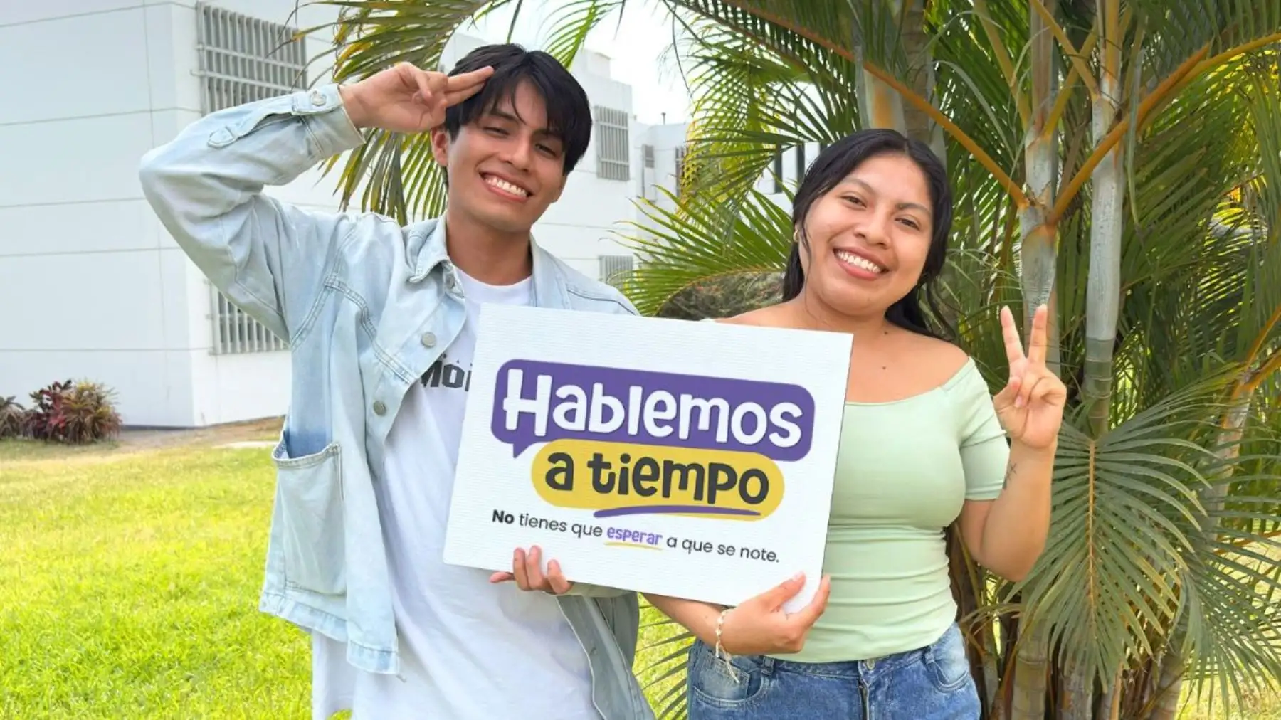 Minsa: Jóvenes promueven campaña nacional “Hablemos a tiempo” para prevenir el suicidio