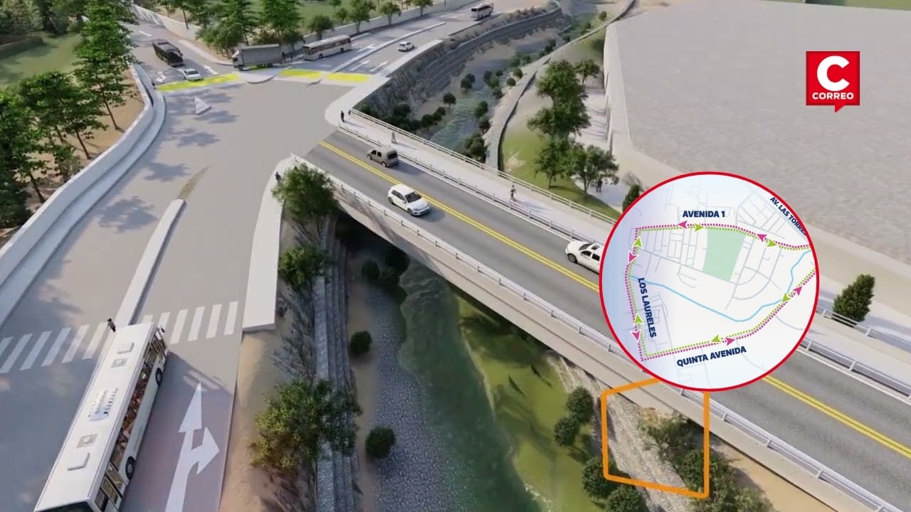 Huachipa: este lunes inicia plan de desvío por construcción del nuevo puente La Capitana