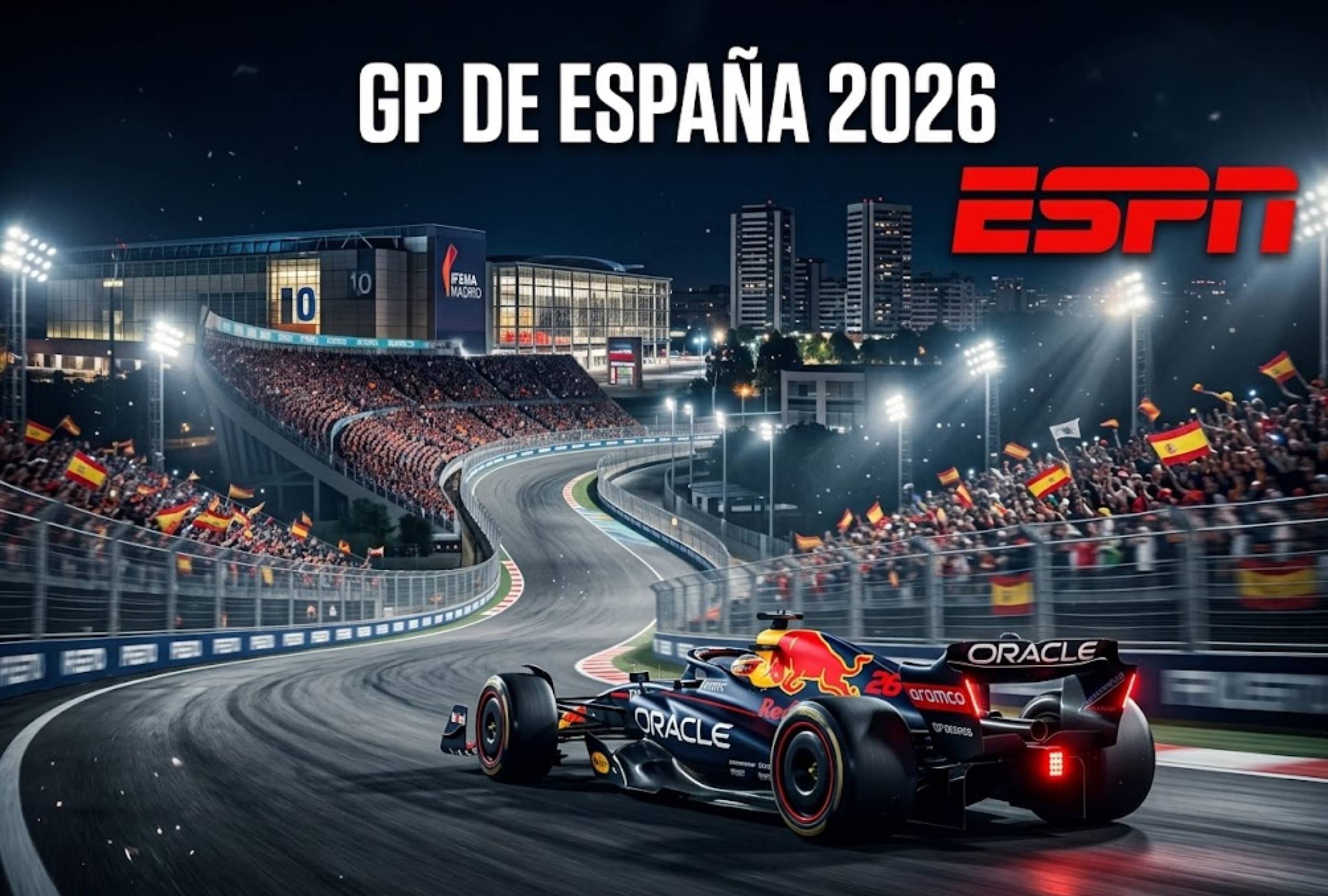 🏁 ESPN EN VIVO — ver carrera del GP de España 2026 EN DIRECTO por Disney Plus Online