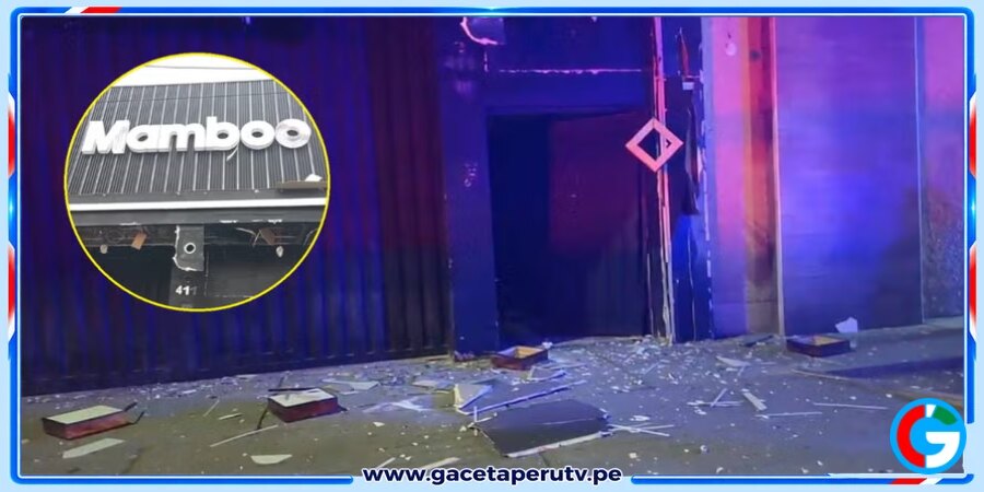 Huaura: Detonan explosivo frente a discoteca Mamboo