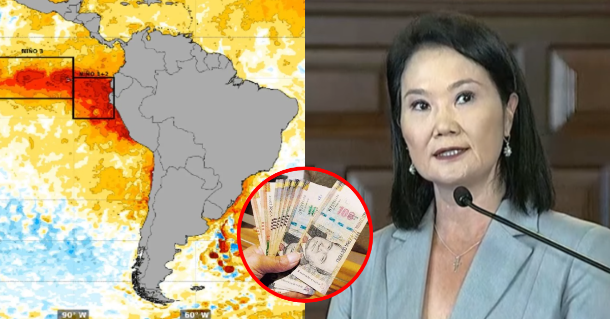 Keiko Fujimori anuncia bonos para las familias más vulnerables ante el fenómeno El Niño