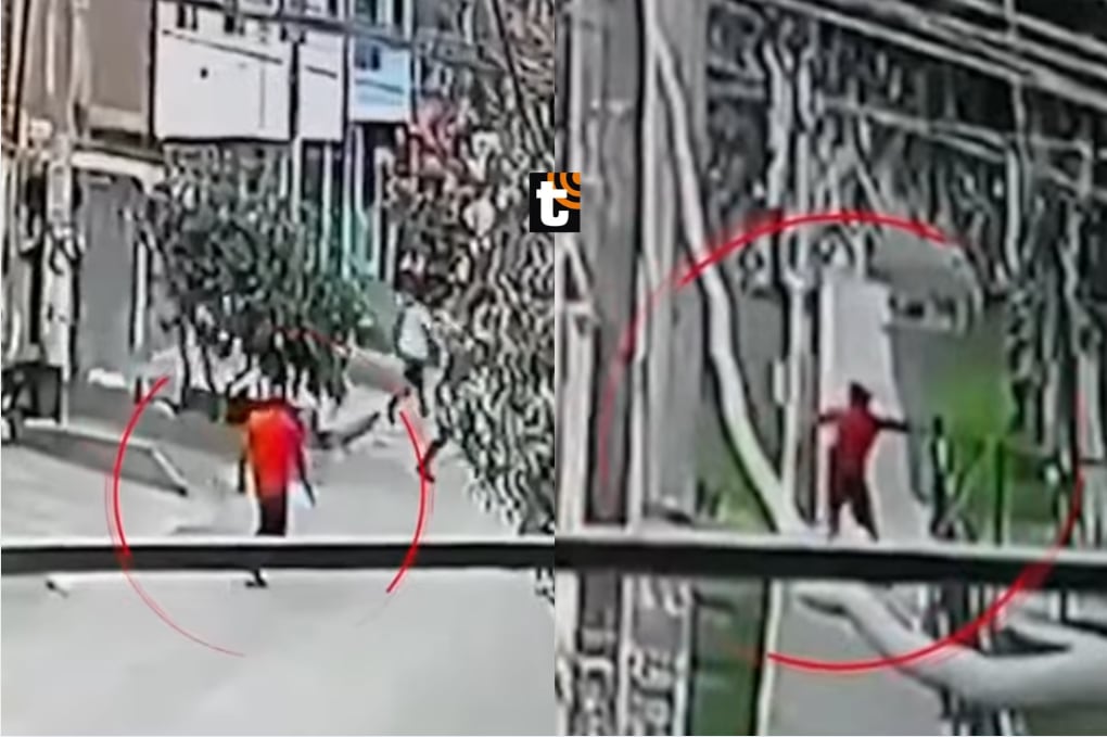 ¡Sicario ataca a quemarropa en Los Olivos! Disparó ráfaga de balas contra grupo cerca a losa deportiva