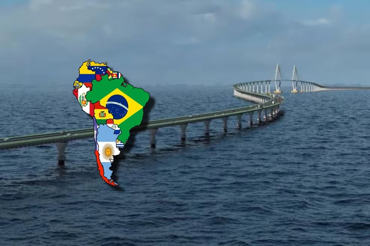 En esta parte de Sudamérica se construye el puente más grande: tiene más de 12 km y costará más de 2 millones de dólares