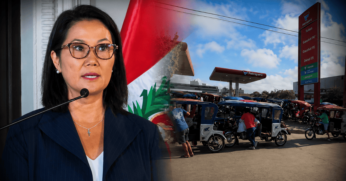 Keiko Fujimori anuncia "subsidio focalizado" de hasta el 20 % para transportistas ante alza del combustible