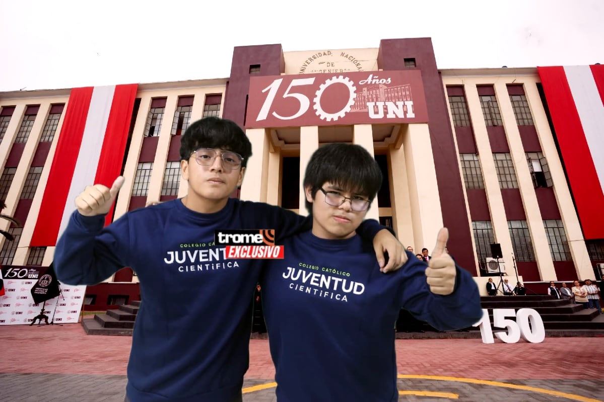 ¡Arrasaron en la UNI! Jóvenes de 17 años, amigos del colegio, logran primer y segundo puesto del cómputo general UNI 2026-II