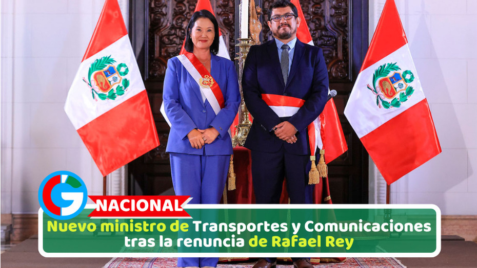 Nuevo ministro de Transportes y Comunicaciones tras la renuncia de Rafael Rey