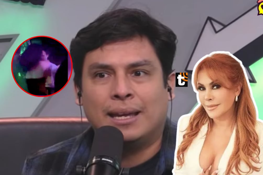 Curwen responde a Magaly tras imágenes de su novia Carlita ¿besándose a otro?: “Invítame a tu programa”