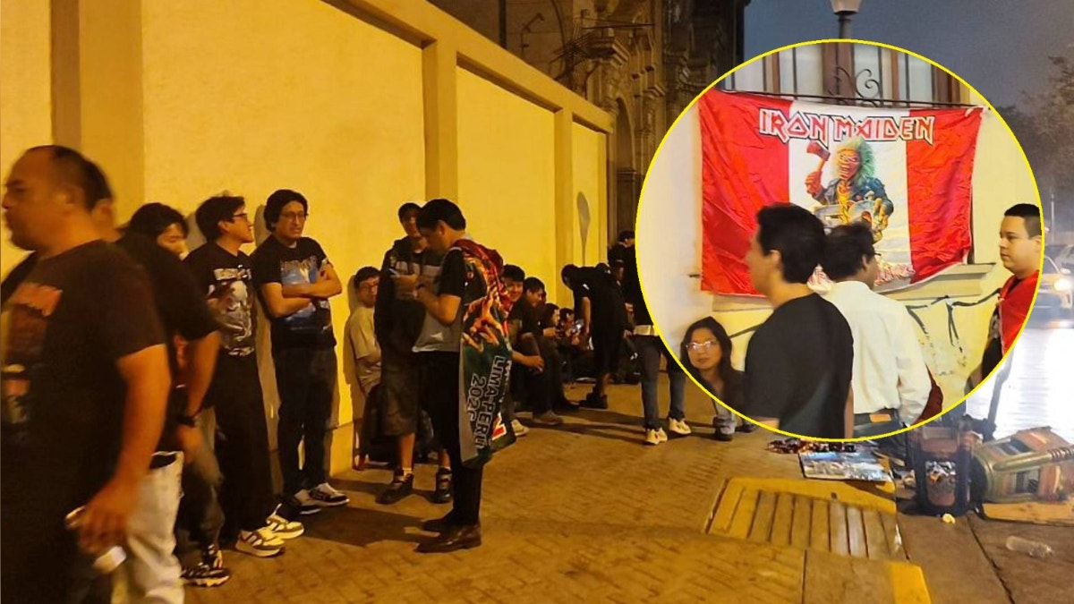 ¡Locura por Iron Maiden! Fanáticos pasaron la noche afuera del Estadio Nacional para el concierto de este sábado